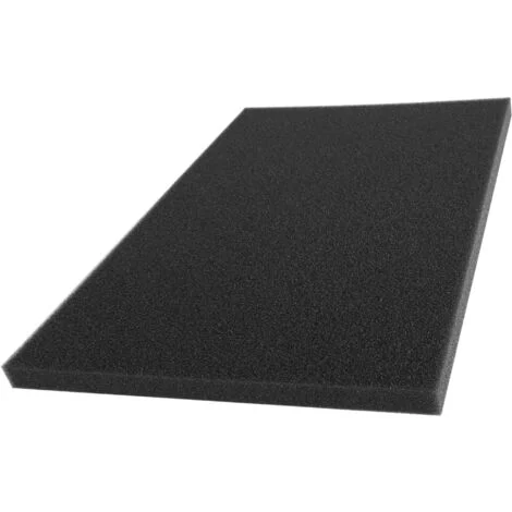 Filtro aria schiuma spugna universale 300x210mm 60PPI aspirazione moto auto, 5mm