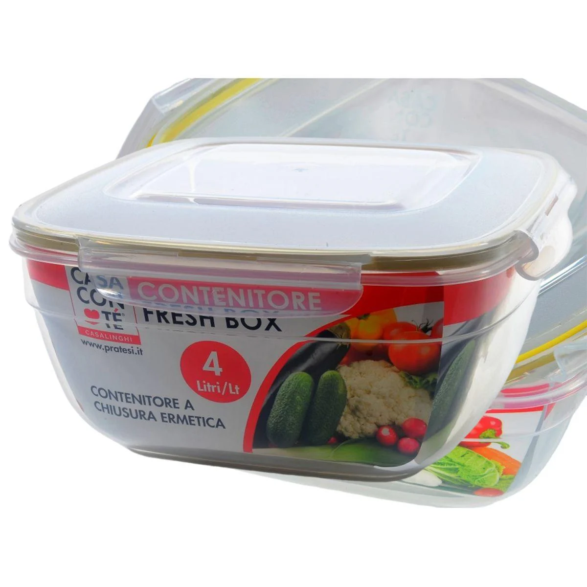 Contenitore PVC Quadrato Fresh Box Lt.4