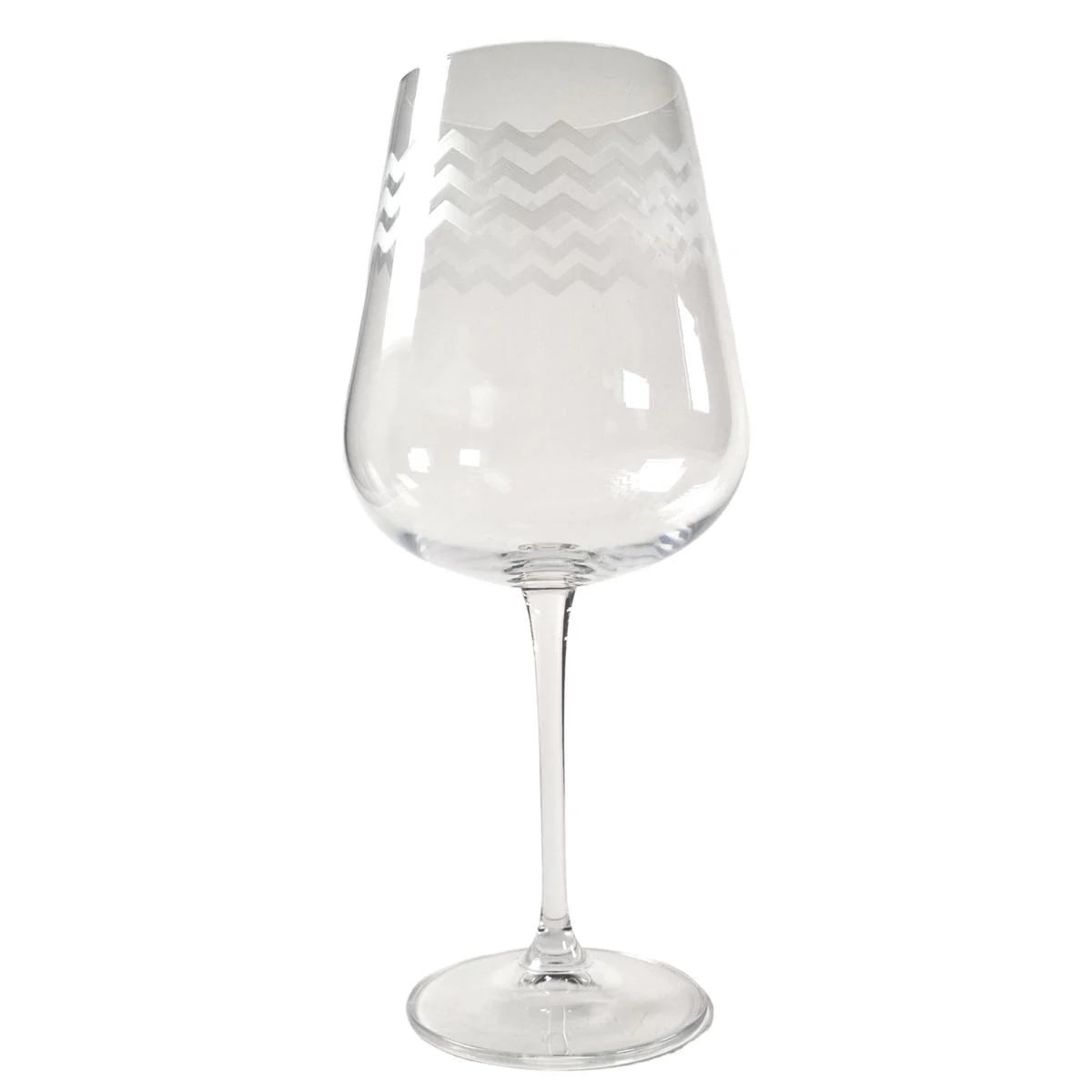 Bicchieri Vetro Set pz.6 Vino Rosso Bohemia ml.670