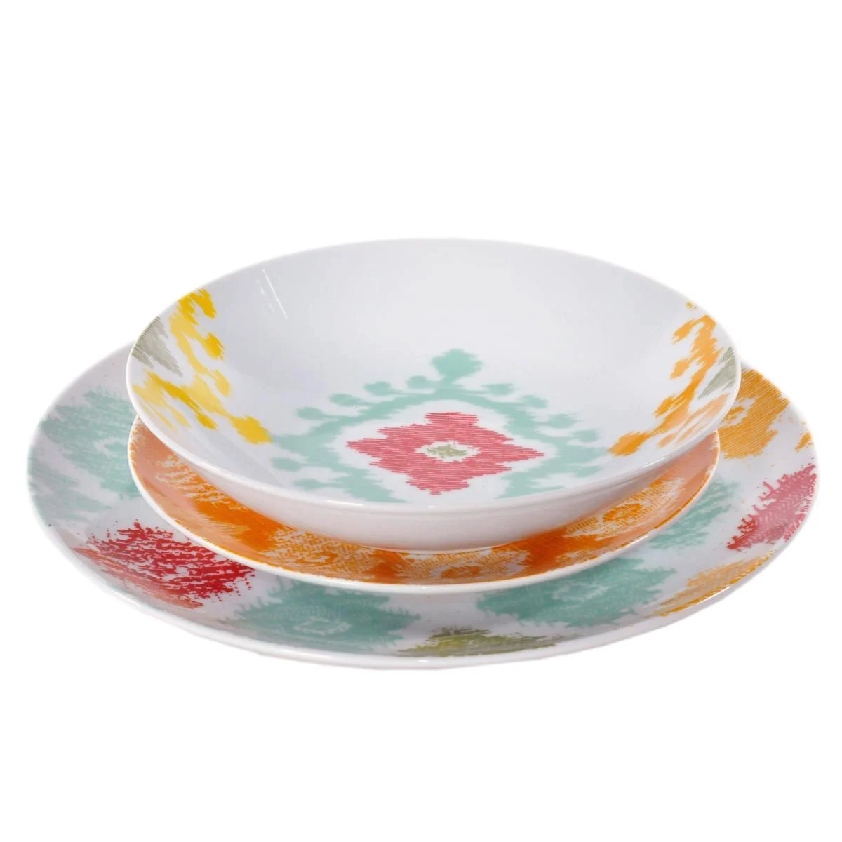 Piatti Servizio Tavola Set pz.18 Porcellana Fade Cancun