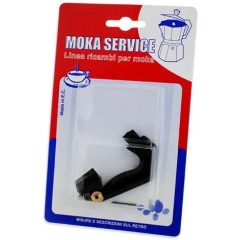 KIT MANICO POMOLO VALVOLA VITE 2-3 TAZZE CAFFETTIERA MOKA COMPATIBILE BIALETTI