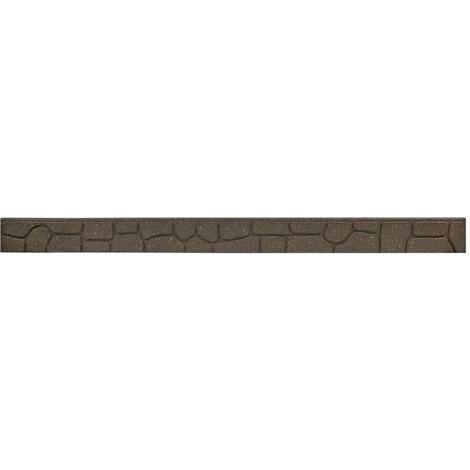 Ribiland Bordura per aiuole 120x2x9 cm Marrone