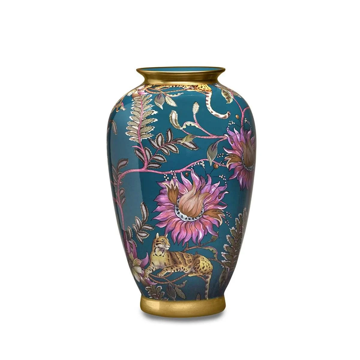 Vaso Porcellana Labuan Anfora Alta cm.20x76