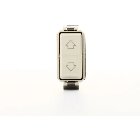 VIMAR 08280 8000 Pulsante commutatore 1P 10 A 250 V (3 morsetti) con frecce direzionali e posizione OFF centrale