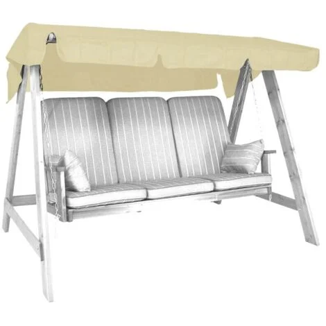 Angerer Tetto del Dondolo 193 x 130 cm, qualità Swingtex, Colore Avorio