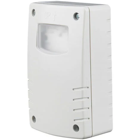 V-TAC Interruttore Crepuscolare con Programmazione Notturna e Timer Colore Bianco IP65