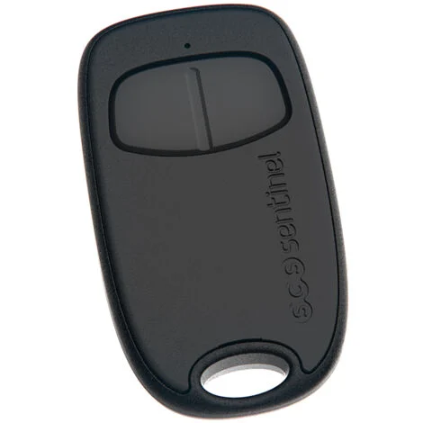 SCS Sentinel, AAM0128, Telecomando Rotativo a Codice Segreto a 2 Canali, SimplyControl, Nero