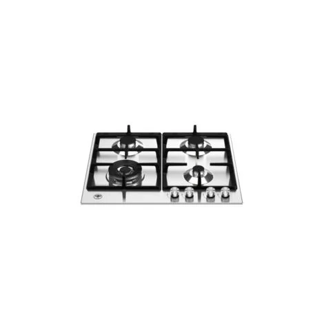 Bertazzoni La Germania P604LLAGX. Colore del prodotto: Acciaio inox, Posizionamento dell'apparecchio: Da incasso, Dimensione della larghezza del piano cottura: 60 cm. Bruciatore piccolo: 1000 W, Br...