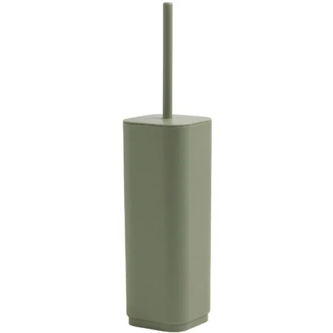 GEDYScopino WC Seventy Ekoplà, Scopettino Bagno Realizzato con Materiale Riciclato, Colore Verde Salvia, 9x9x38,8cm, Made in Italy
