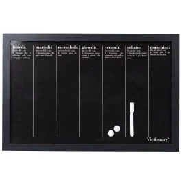 Lavagna magnetica week da parete 60x40 cm, Victionary