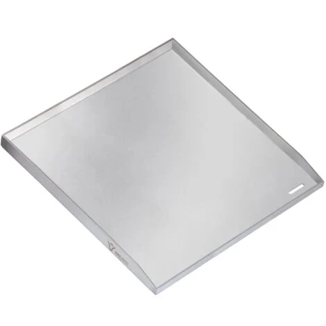 Piastra per grigliare in acciaio inox BBQ-Toro, 40 x 41,5, plancha BBQ smaltata, padella per grigliare, vassoio per grigliare