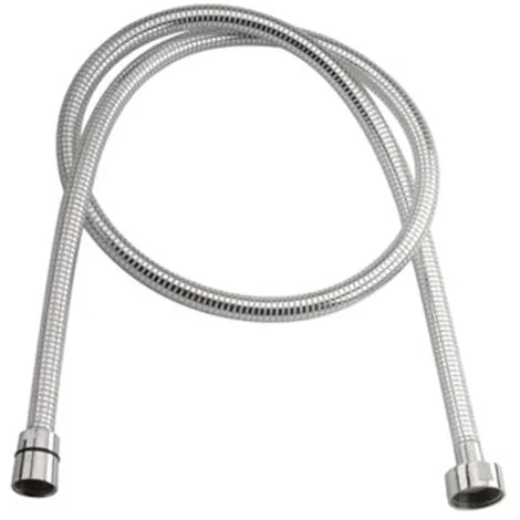 Flessibile Doccia Con Piattella Cromata Cm 120-Cromo