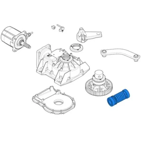 Vite Senza Fine Per Motore Interrato Ricambio Originale Came FROG 119RIA016