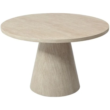 Tavolo da pranzo 4 persone in MDF Effetto travertino Beige - LARIOZA di PASCAL MORABITO