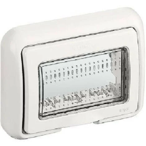 BTICINO 25603B - Coperchio 3 posti per MAGIC, MATIX - bianco