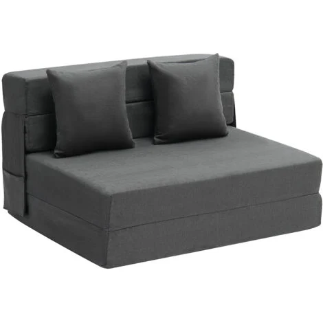 Mophorn Divano letto pieghevole, divano letto pieghevole 3 in 1 con 2 cuscini e fodera lavabile, poltrona letto trasformabile in memory foam ad alta densità 25D