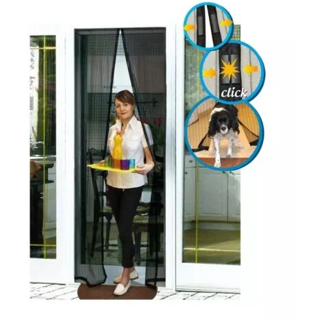 ZANZARIERA BUZZ AWAY PER PORTE 120X220 CM PERAGASHOP ACCESSORI INSETTI CASA GIARDINO