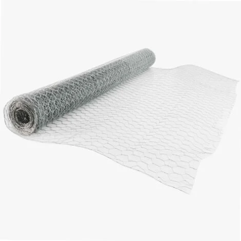 Rete per polli 1 x 10 m esagonale galvanizzata