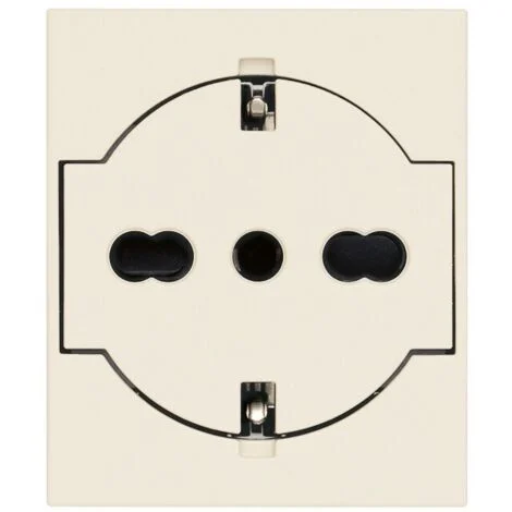 VIMAR 30211.C - Presa 2P+T P40 Universale A Filo Canapa
