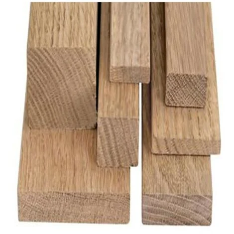 Listello legno massello di rovere grezzo mm 40 x varie misure x 1100