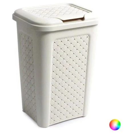 ARIANNA PATTUMIERA 10LT ANGORA SUPERFICIE INTRECCIATA EFFETTO VIMINI 10 L 24 X 20 X H 35 CM CON COPERCHIO