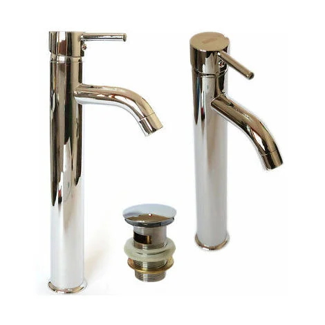 MISCELATORE RUBINETTO ALTO BAGNO LAVABO BIDET VASCA MONOCOMANDO CROMATO 69015