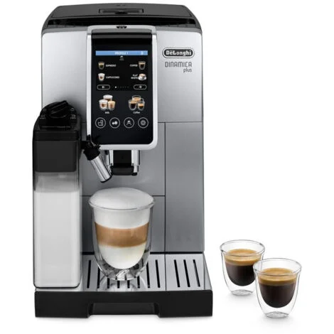 De Longhi ECAM380.85.SB Macchina per Caffe' Automatica Combi 1,8 L Nero Argento