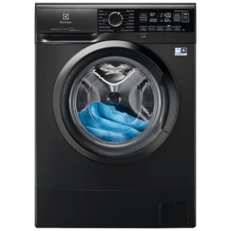 Electrolux EW6S306BL Lavatrice Caricamento Frontale Slim 38 cm 6 kg Classe B 1000 giri Inverter Nera