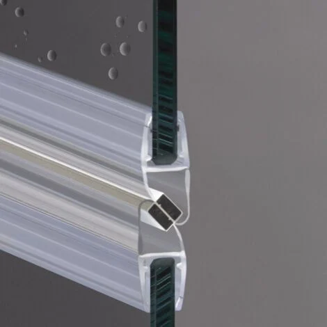 Guarnizione Magnetica Box Doccia ProfiloVetro 6mm 8mm EC-1412 KIT 2 PEZZI
