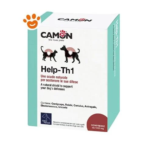 Camon Dog&Cat Orme Naturali HELP-TH1- Camon Dog&Cat Orme Naturali HELP-TH1 - Confezione Da 60 Compresse