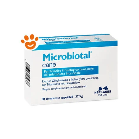 NBF Lanes Dog Microbiotal- NBF Lanes Dog Microbiotal - Confezione da 30 Compresse