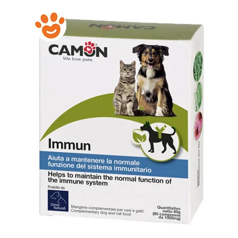 Camon Dog&Cat Orme Naturali Immun- Camon Dog&Cat Orme Naturali Immun - Confezione Da 60 Compresse