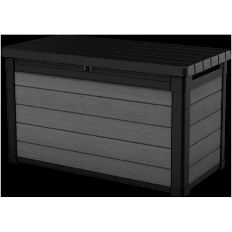 Box Keter da giardino grigio in resina Evotech. Baule