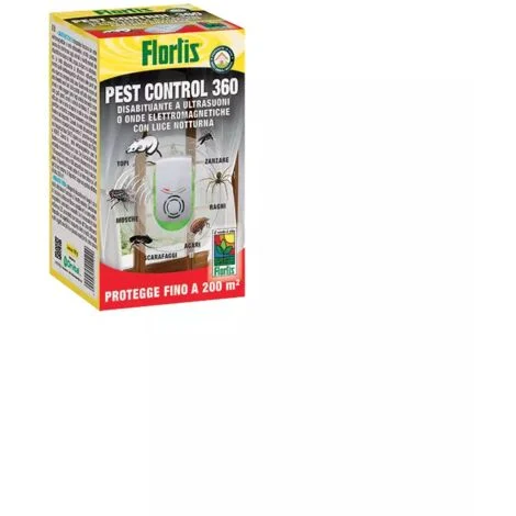 disabituante ad ultrasuoni e onde elettromagnetiche flortis "pest control 360"