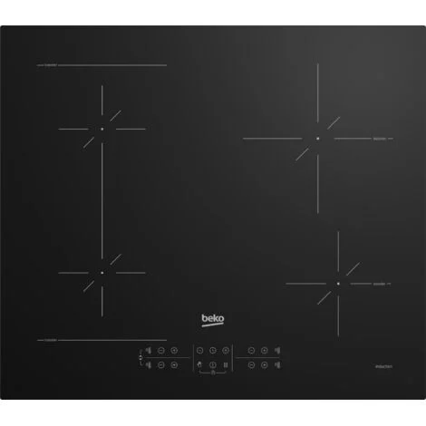 BEKO HII64200SFMT Piano Cottura Induzione 4 Fuochi Larghezza 60 cm colore Nero