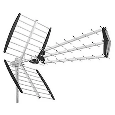TrAdE Shop Traesio - Antenna Tv Uhf Dvb-t Digitale Esterno 28 Db Hd 43 Elementi Dq-655 -
