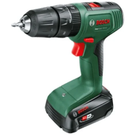 Bosch Utensili - Trapano avvitatore a percussione AKU da 18 V, 1 batteria Li-Ion da 1,5 Ah, caricabatterie 06039D8101