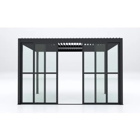 ALABASTER - laterale in policarbonato per pergola bioblimatica 4 m