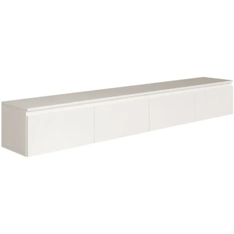 Selsey BEMMI -Mobile TV sospeso a 2 ante -200 cm -bianco