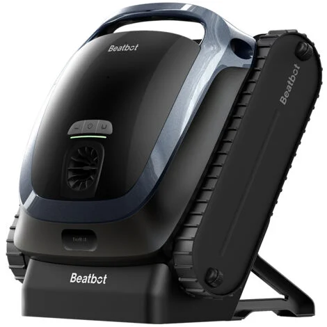 Beatbot AquaSense 2 Robot piscina cordless, parcheggio intelligente. Pulisce pavimento, pareti e linea d'acqua con doppio passaggio, Per piscine fuori terra e interrate fino a 360 m², Blu Mezzanotte