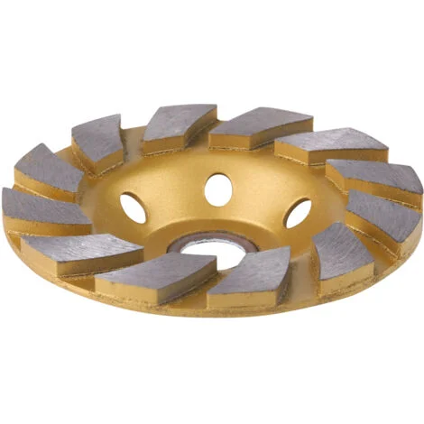 Disco abrasivo diamantato Ej.Life, disco abrasivo diamantato a doppia fila da 100 x 16 mm per la levigatura del calcestruzzo