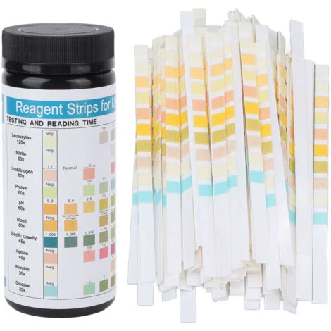 Strisce reattive SJLERST, analisi delle urine, dieci test dei chetoni nelle urine, test del corpo chetonico (100 pezzi)