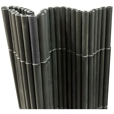 Arella canniccio pvc cm 150x300 grigio antracite recinzione separè giardino piscina 297v