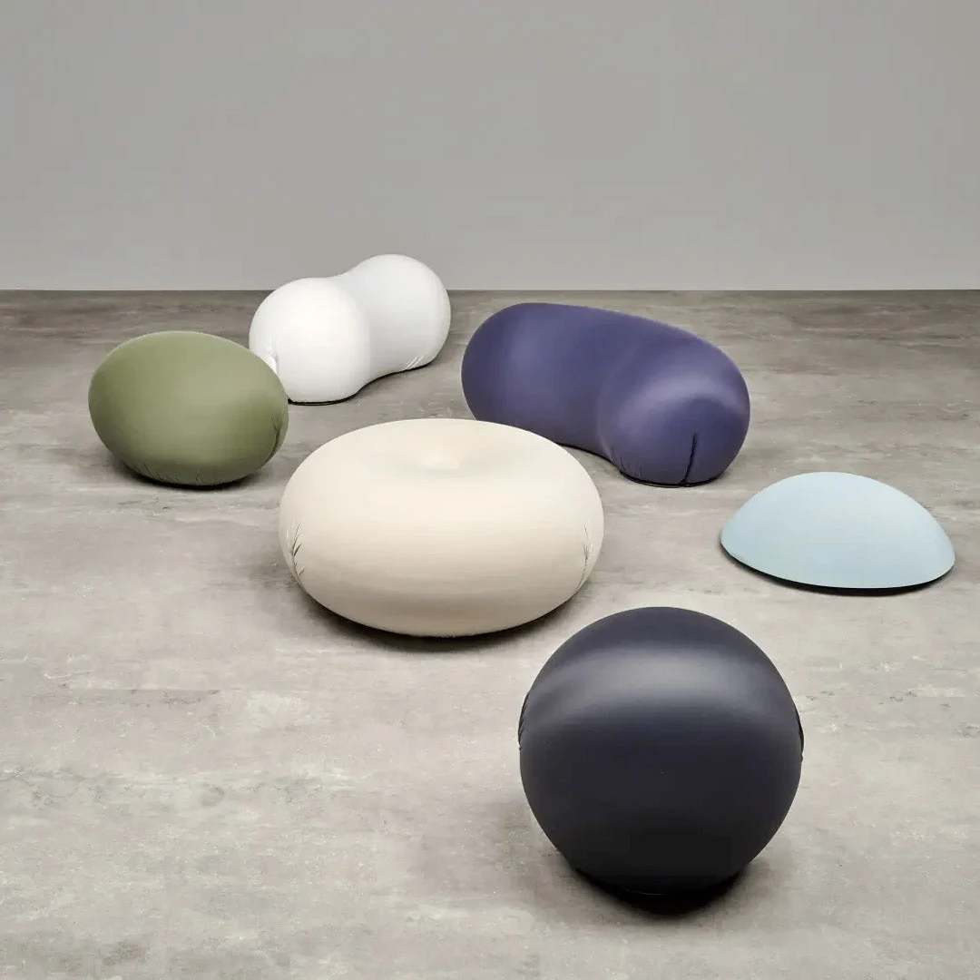 Set di Poggiapiedi e Pouf TATO COLLECTION di Denis Santachiara & Enrico Baleri per Baleri Italia