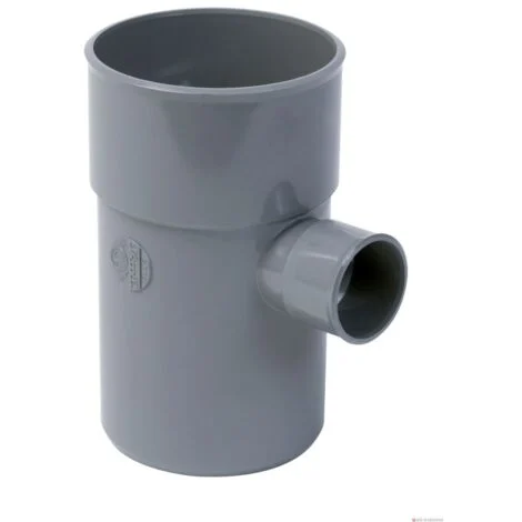 Culotte semplice ridotta PVC scarico 90° maschio femmina Ø100x40