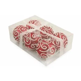 Set 6 palle natale Ø 8 cm