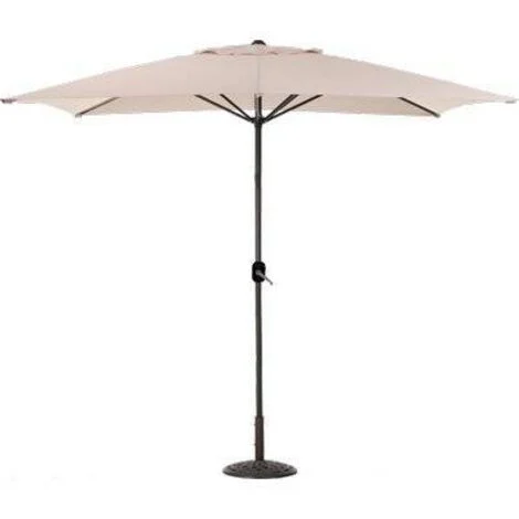 OMBRELLONE PALO CENTRALE CLASSIC EASY DOMUS - ACCIAIO/POLY ECRU MM 48 MT 3 - 1 pezzo