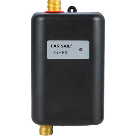 Scaldabagno elettrico istantaneo 220V 3400W, adatto per convertire l'acqua fredda in acqua calda, temperatura del flusso d'acqua regolabile per cucina e bagno (nero) - Scaldabagno istantaneo RW