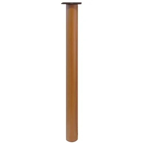 Gamba telescopica per tavolo h750 d62 legno noce pezzi 1 - masidef