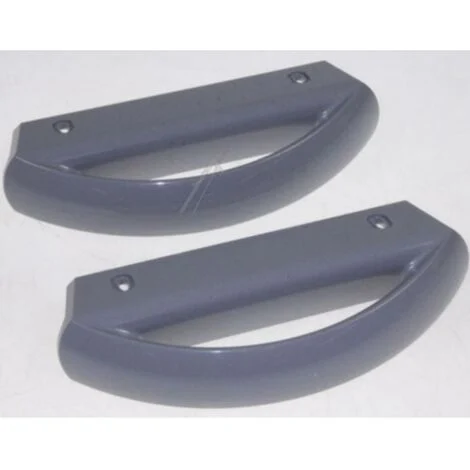KIT 2PZ MANICI MANIGLIE PORTA FRIGORIFERO AEG ELECTROLUX REX ZOPPAS 20,5cm GRIGI
